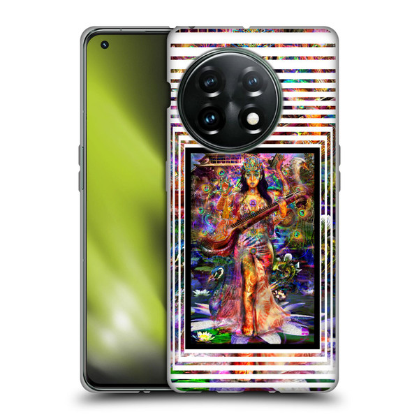 Jumbie Art Gods and Goddesses Saraswatti Soft Gel Case for OnePlus 11 5G