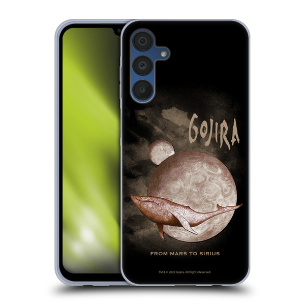Gojira Graphics From Mars to Sirus Soft Gel Case for Samsung Galaxy A15