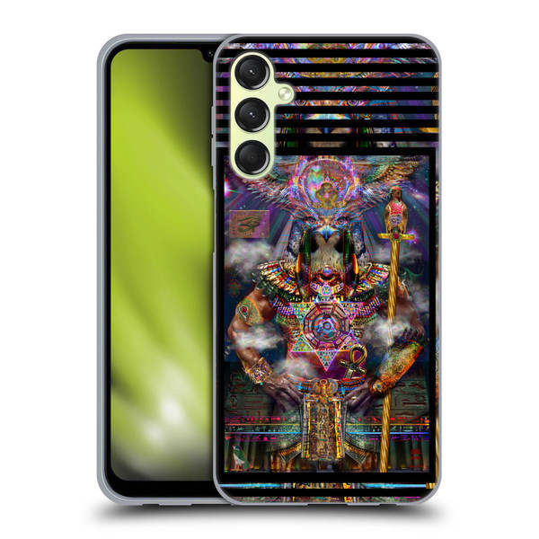 Jumbie Art Gods and Goddesses Horus Soft Gel Case for Samsung Galaxy A24 4G / Galaxy M34 5G