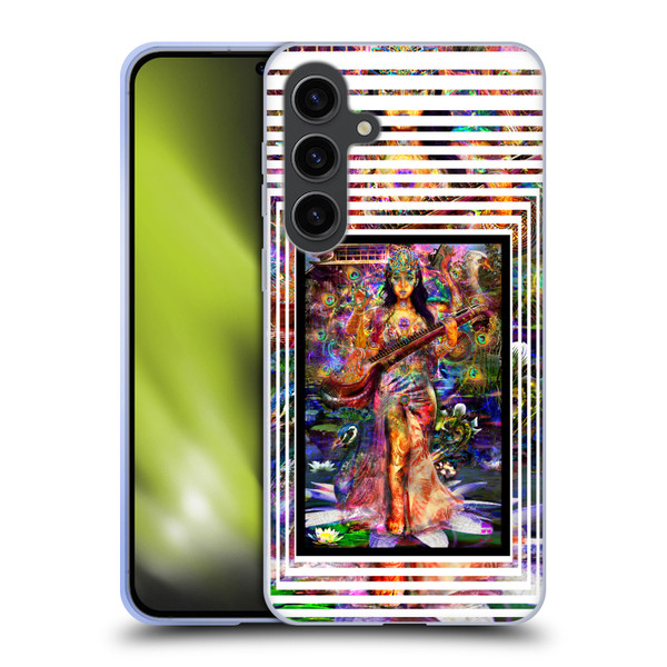 Jumbie Art Gods and Goddesses Saraswatti Soft Gel Case for Samsung Galaxy S24+ 5G