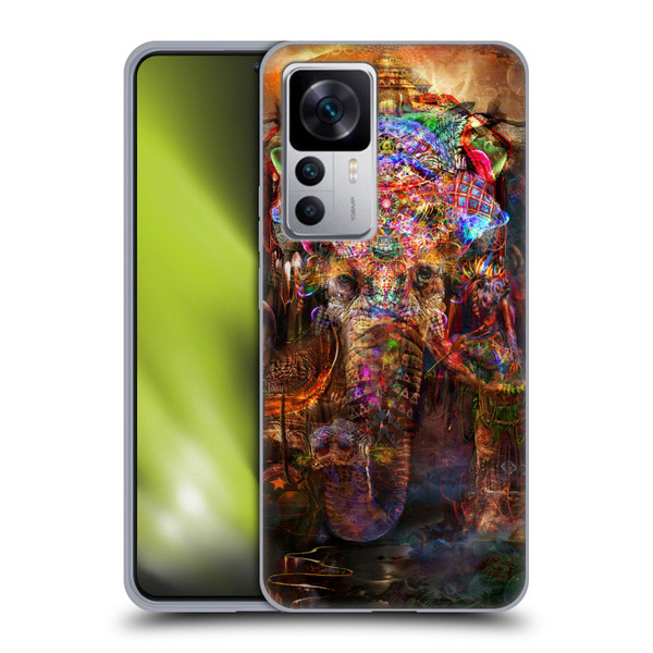 Jumbie Art Gods and Goddesses Ganesha Soft Gel Case for Xiaomi 12T 5G / 12T Pro 5G / Redmi K50 Ultra 5G