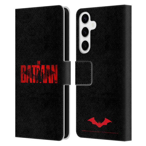 The Batman Posters Logo Leather Book Wallet Case Cover For Samsung Galaxy S24+ 5G