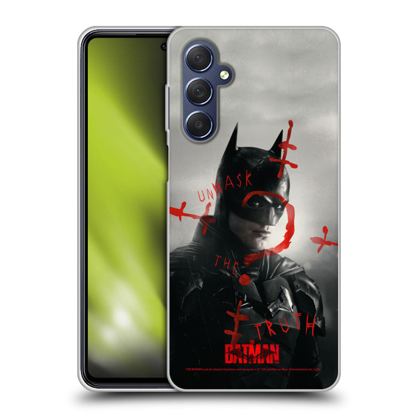 The Batman Posters Unmask The Truth Soft Gel Case for Samsung Galaxy M54 5G