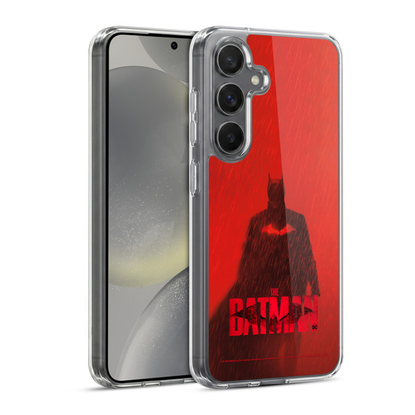 The Batman Posters Red Rain Soft Gel Case for Samsung Galaxy S24 5G & MagSafe