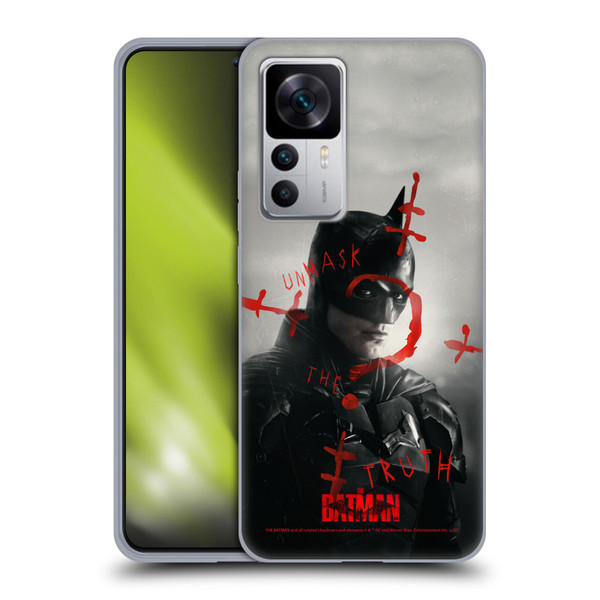 The Batman Posters Unmask The Truth Soft Gel Case for Xiaomi 12T 5G / 12T Pro 5G / Redmi K50 Ultra 5G