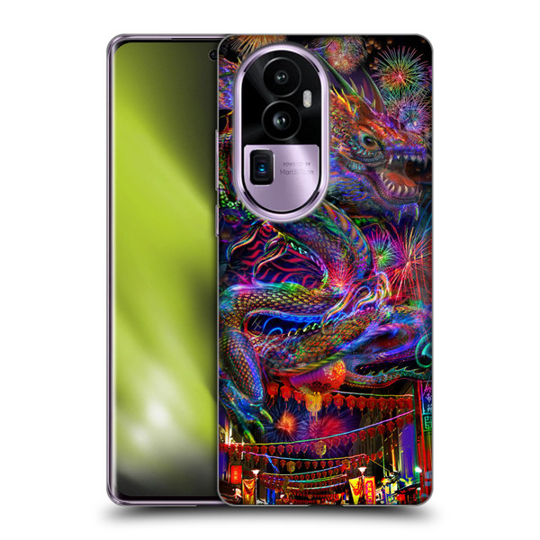 Jumbie Art Visionary Dragon Soft Gel Case for OPPO Reno10 Pro+