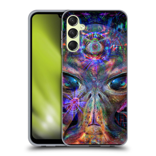 Jumbie Art Visionary Alien Soft Gel Case for Samsung Galaxy A24 4G / Galaxy M34 5G