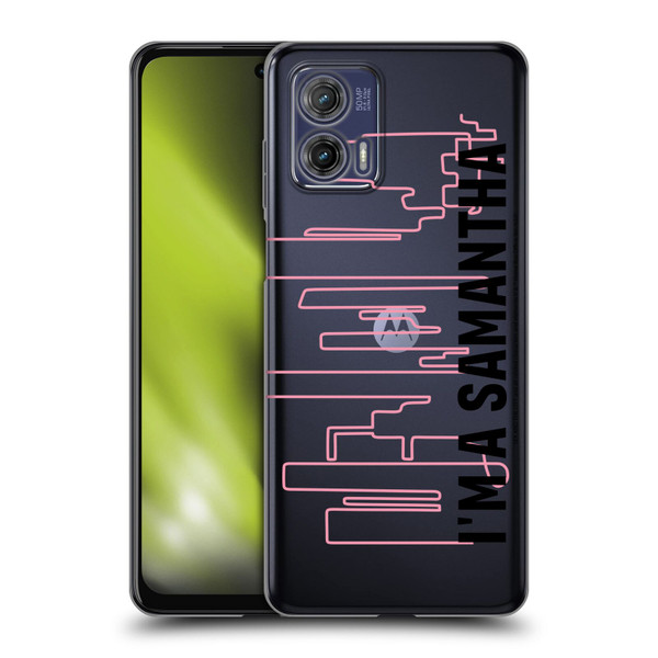 Sex and The City: Television Series Characters Samantha Soft Gel Case for Motorola Moto G73 5G