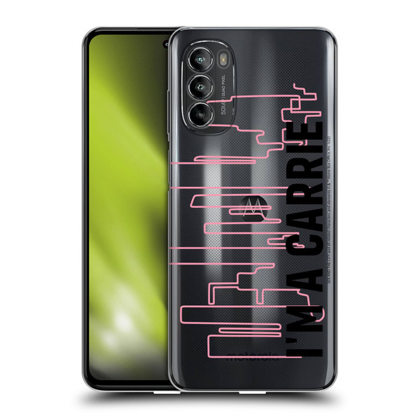 Sex and The City: Television Series Characters Carrie Soft Gel Case for Motorola Moto G82 5G