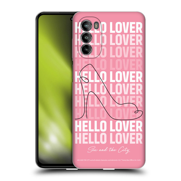Sex and The City: Television Series Characters Hello Lover Carrie Soft Gel Case for Motorola Moto G82 5G