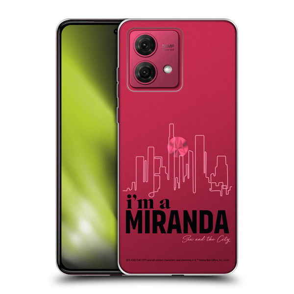 Sex and The City: Television Series Characters I'm A Miranda Soft Gel Case for Motorola Moto G84 5G