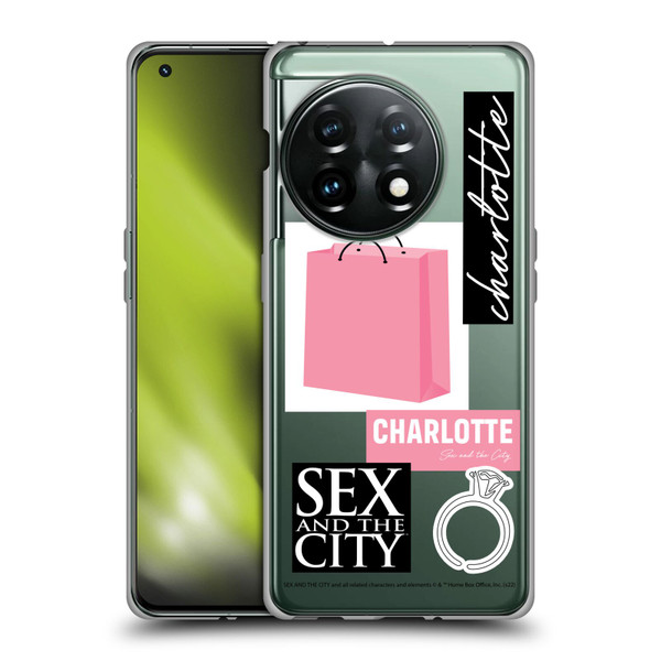 Sex and The City: Television Series Characters Shopping Bag Charlotte Soft Gel Case for OnePlus 11 5G