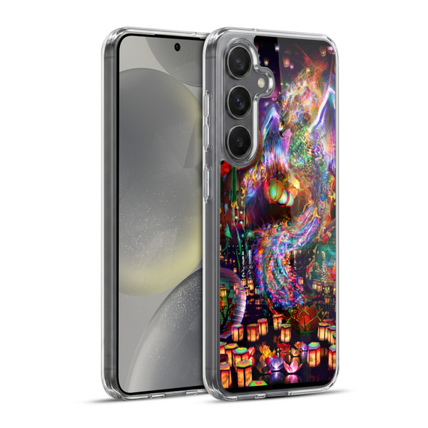 Jumbie Art Visionary Phoenix Soft Gel Case for Samsung Galaxy S24+ 5G & MagSafe