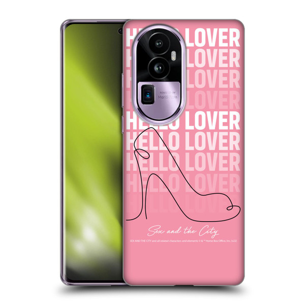 Sex and The City: Television Series Characters Hello Lover Carrie Soft Gel Case for OPPO Reno10 Pro+