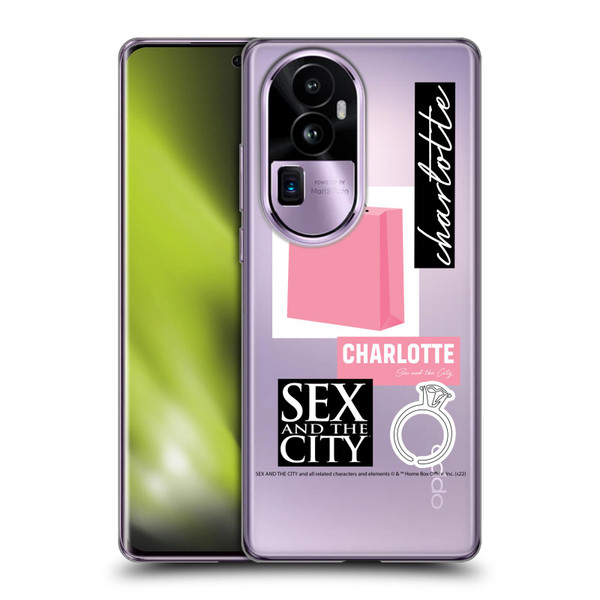 Sex and The City: Television Series Characters Shopping Bag Charlotte Soft Gel Case for OPPO Reno10 Pro+