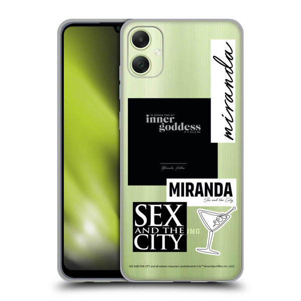 Sex and The City: Television Series Characters Inner Goddess Miranda Soft Gel Case for Samsung Galaxy A05
