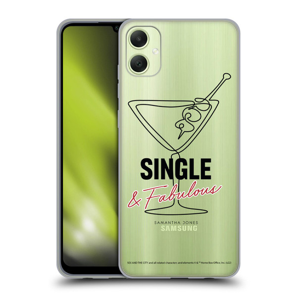 Sex and The City: Television Series Characters Single And Fabulous Samantha Soft Gel Case for Samsung Galaxy A05
