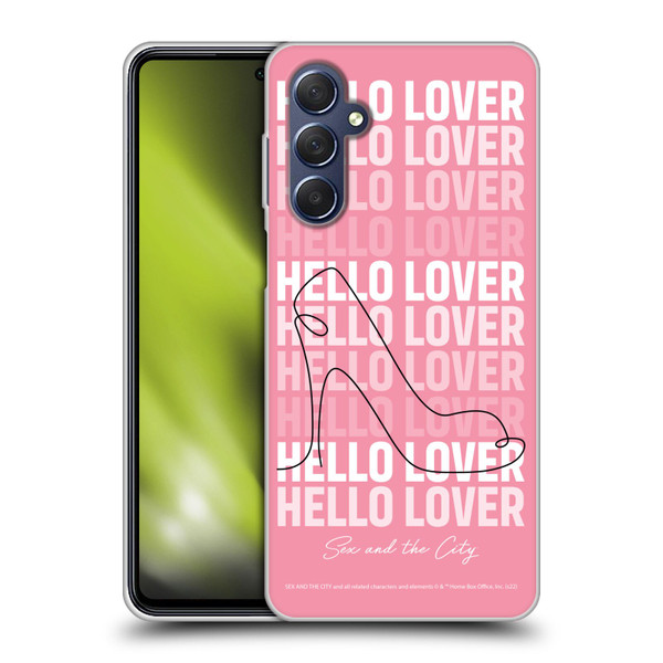 Sex and The City: Television Series Characters Hello Lover Carrie Soft Gel Case for Samsung Galaxy M54 5G