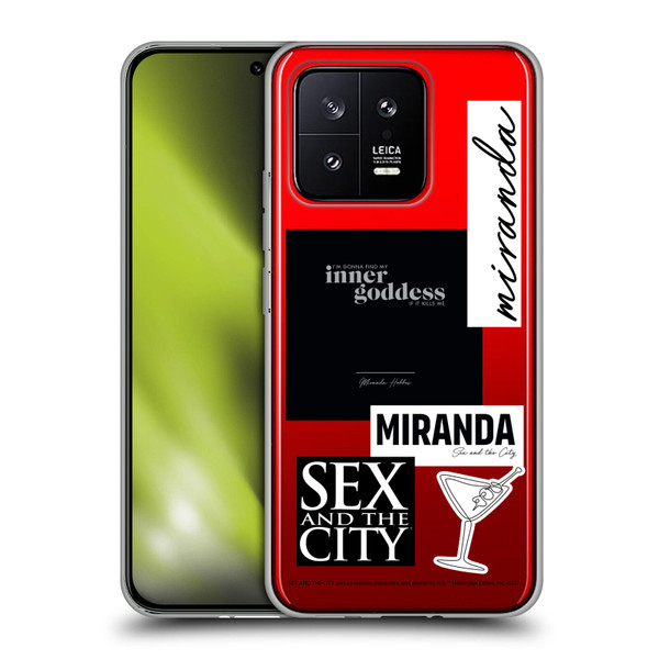 Sex and The City: Television Series Characters Inner Goddess Miranda Soft Gel Case for Xiaomi 13 5G
