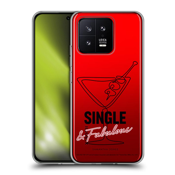 Sex and The City: Television Series Characters Single And Fabulous Samantha Soft Gel Case for Xiaomi 13 5G