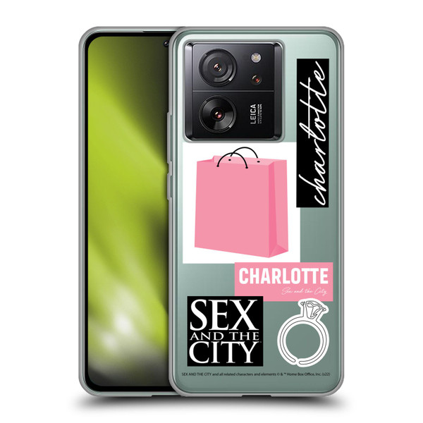 Sex and The City: Television Series Characters Shopping Bag Charlotte Soft Gel Case for Xiaomi 13T 5G / 13T Pro 5G