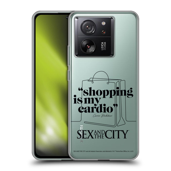 Sex and The City: Television Series Characters Shopping Cardio Carrie Soft Gel Case for Xiaomi 13T 5G / 13T Pro 5G