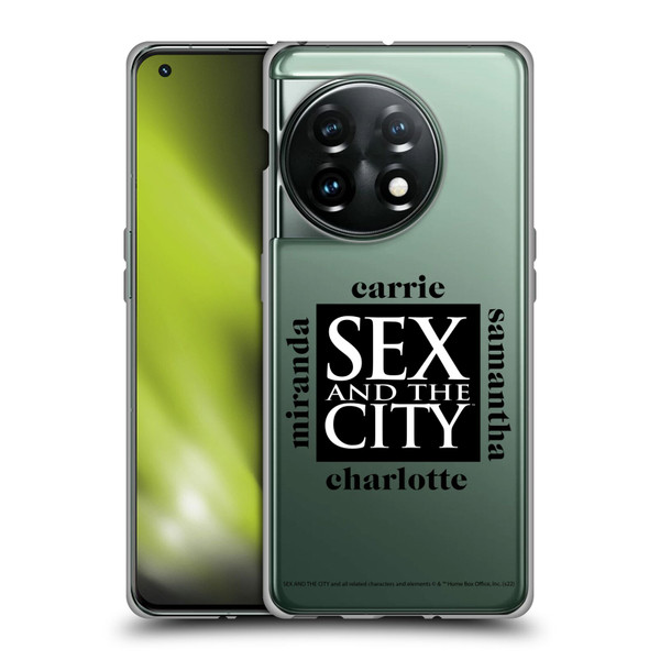 Sex and The City: Television Series Graphics Character 1 Soft Gel Case for OnePlus 11 5G
