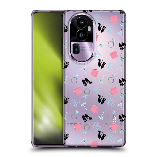 Sex and The City: Television Series Graphics Pattern Soft Gel Case for OPPO Reno10 Pro+