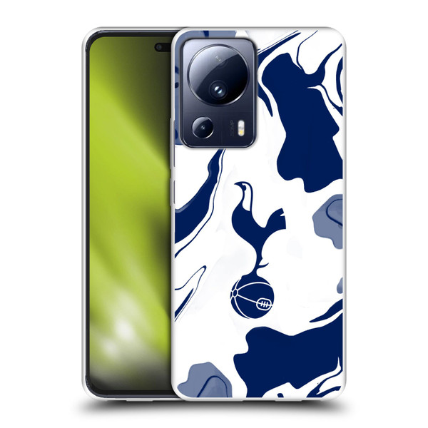 Tottenham Hotspur F.C. Badge Blue And White Marble Soft Gel Case for Xiaomi 13 Lite 5G