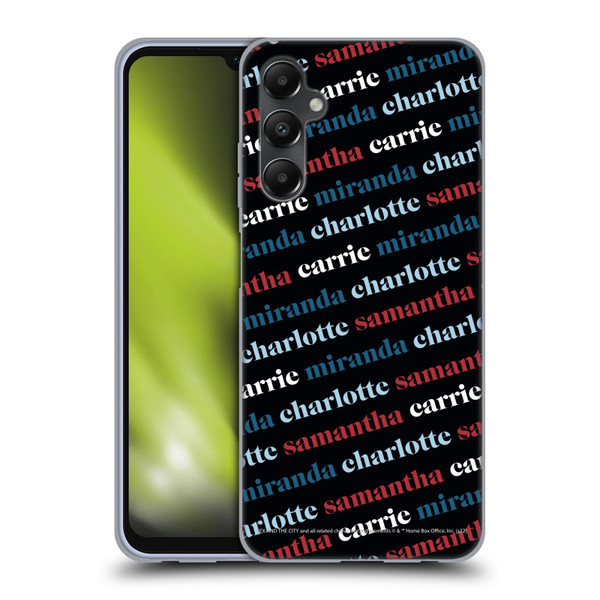 Sex and The City: Television Series Graphics Name Pattern 2 Soft Gel Case for Samsung Galaxy A05s