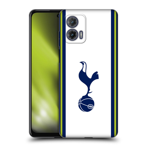 Tottenham Hotspur F.C. 2022/23 Badge Kit Home Soft Gel Case for Motorola Moto G73 5G
