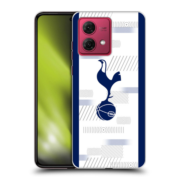 Tottenham Hotspur F.C. 2023/24 Badge Home Kit Soft Gel Case for Motorola Moto G84 5G
