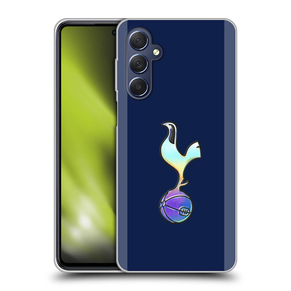 Tottenham Hotspur F.C. 2023/24 Badge Dark Blue and Purple Soft Gel Case for Samsung Galaxy M54 5G