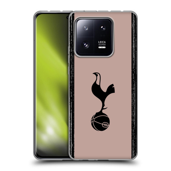 Tottenham Hotspur F.C. 2023/24 Badge Black And Taupe Soft Gel Case for Xiaomi 13 Pro 5G
