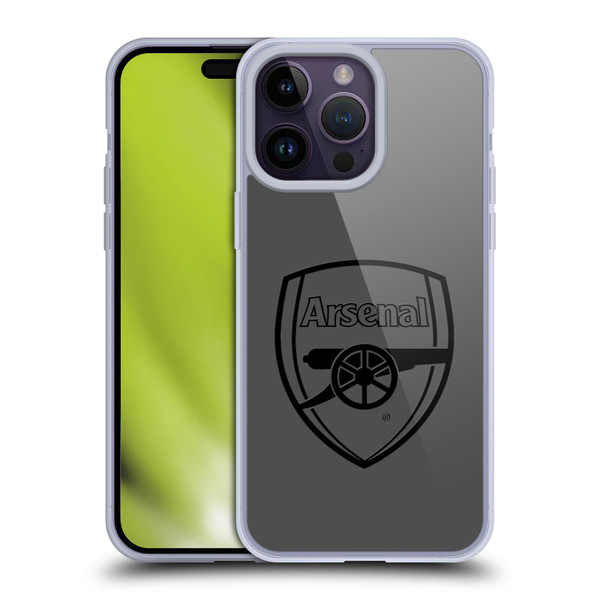 Arsenal FC Crest 2 Black Logo Soft Gel Case for Apple iPhone 14 Pro Max Arsenal FC Crest 2 Black Logo Soft Gel Case for Apple iPhone 14 Pro Max