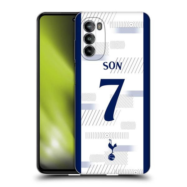Tottenham Hotspur F.C. 2023/24 Players Son Heung-Min Soft Gel Case for Motorola Moto G82 5G