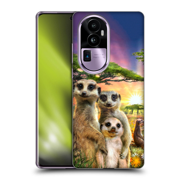 Aimee Stewart Animals Meerkats Soft Gel Case for OPPO Reno10 Pro+