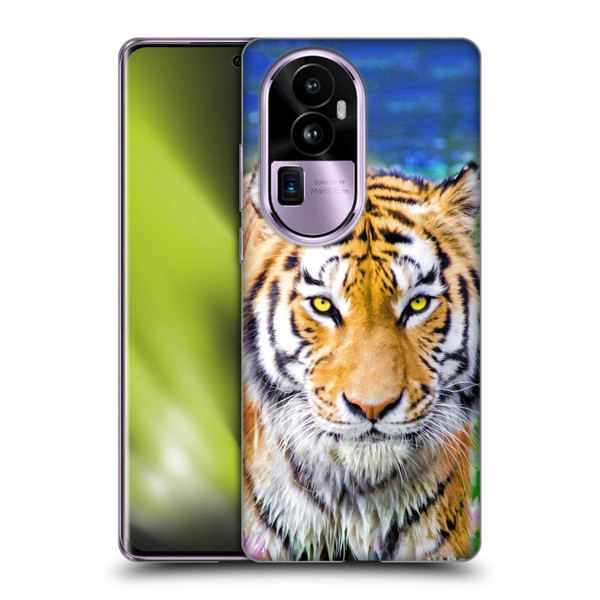 Aimee Stewart Animals Tiger and Lily Soft Gel Case for OPPO Reno10 Pro+
