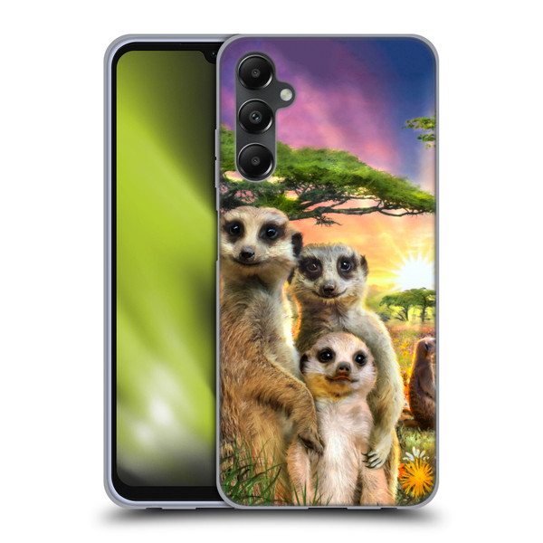 Aimee Stewart Animals Meerkats Soft Gel Case for Samsung Galaxy A05s