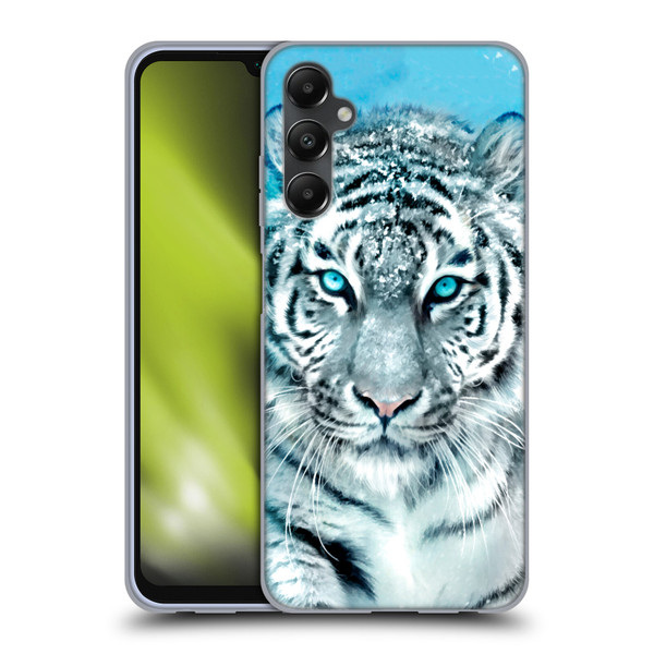 Aimee Stewart Animals White Tiger Soft Gel Case for Samsung Galaxy A05s