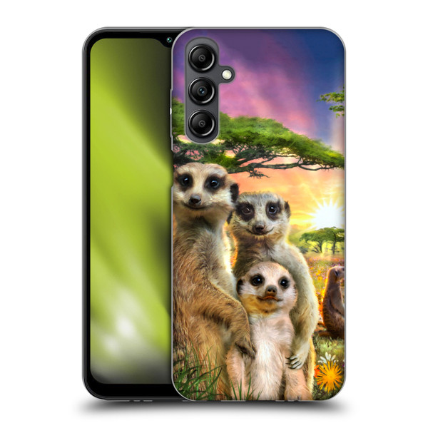 Aimee Stewart Animals Meerkats Soft Gel Case for Samsung Galaxy M14 5G