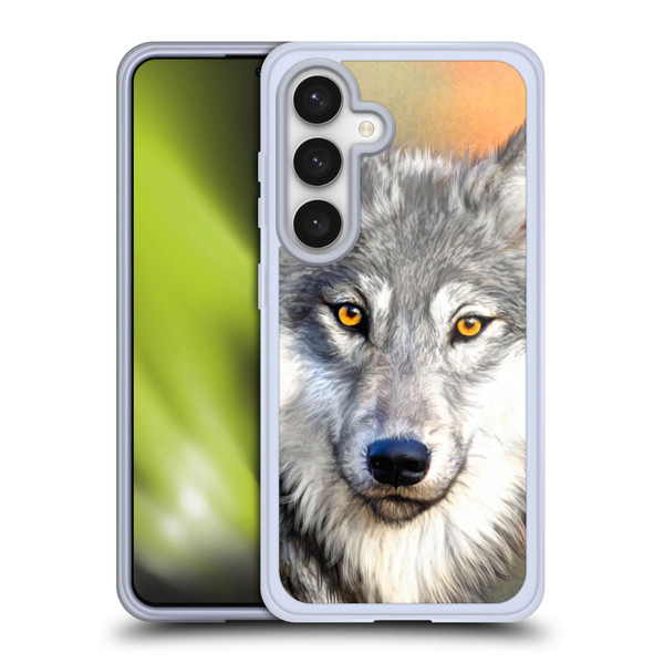 Aimee Stewart Animals Autumn Wolf Soft Gel Case for Samsung Galaxy S24 5G