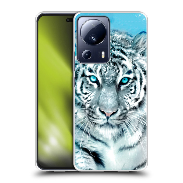 Aimee Stewart Animals White Tiger Soft Gel Case for Xiaomi 13 Lite 5G