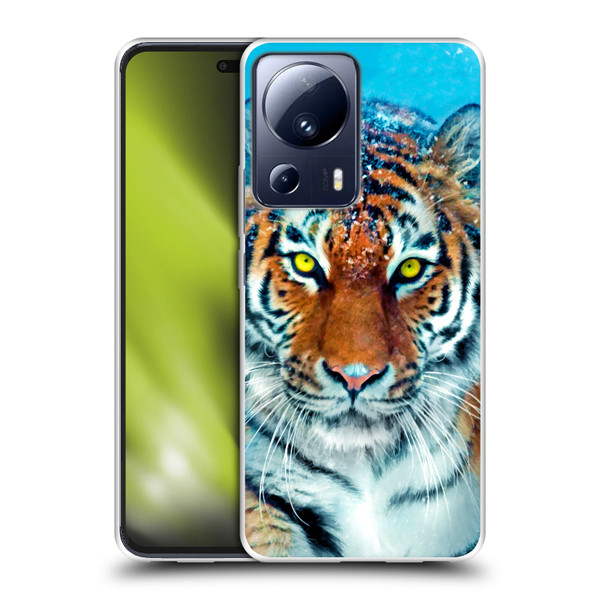 Aimee Stewart Animals Yellow Tiger Soft Gel Case for Xiaomi 13 Lite 5G