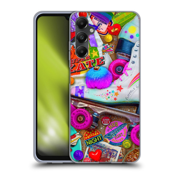 Aimee Stewart Colourful Sweets Skate Night Soft Gel Case for Samsung Galaxy A05s