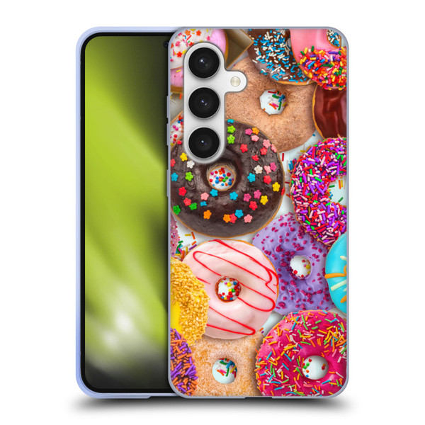 Aimee Stewart Colourful Sweets Donut Noms Soft Gel Case for Samsung Galaxy S24 5G
