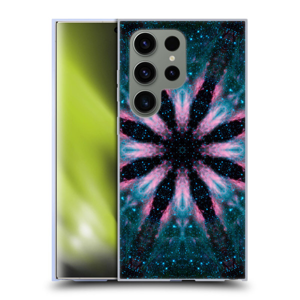 Aimee Stewart Mandala Floral Galaxy Soft Gel Case for Samsung Galaxy S24 Ultra 5G