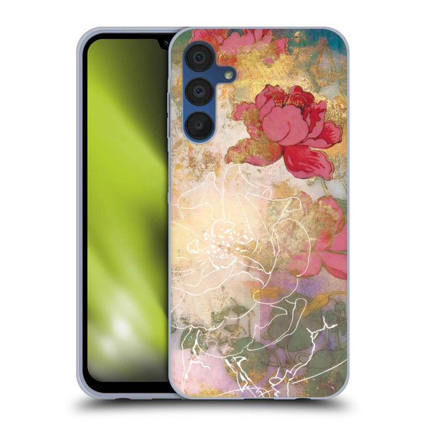 Aimee Stewart Smokey Floral Midsummer Soft Gel Case for Samsung Galaxy A15