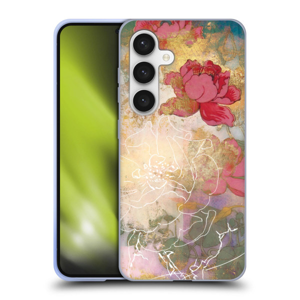 Aimee Stewart Smokey Floral Midsummer Soft Gel Case for Samsung Galaxy S24 5G