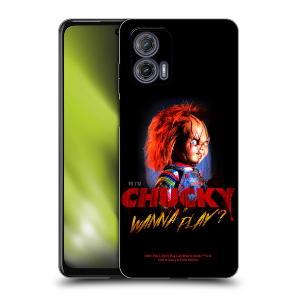 Child's Play Key Art Wanna Play 2 Soft Gel Case for Motorola Moto G73 5G